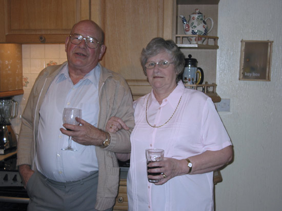 photo of couple with eyeglasses and glare